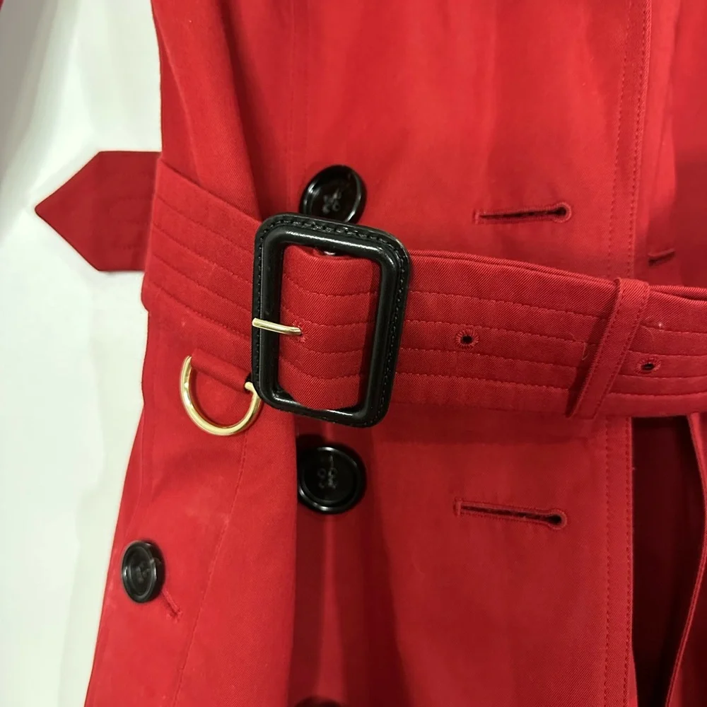 Burberry Scarlet Trench Coat - Picture 7 of 13